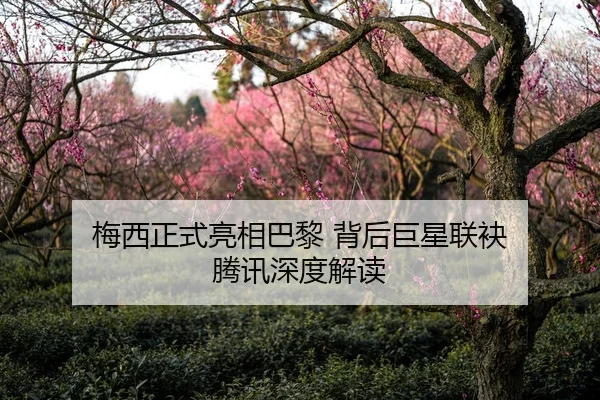 梅西正式亮相巴黎 背后巨星联袂 腾讯深度解读